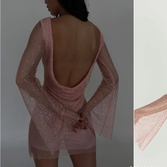 Samira Dress- Blush Pink - Picture 1 of 5